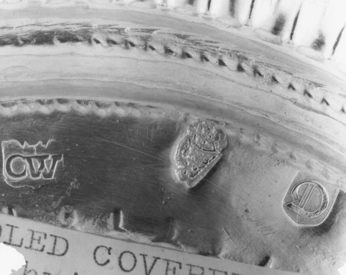 Two-handled cup with cover, Christopher Waggoner (active 1698–1702), Silver, Irish, Dublin