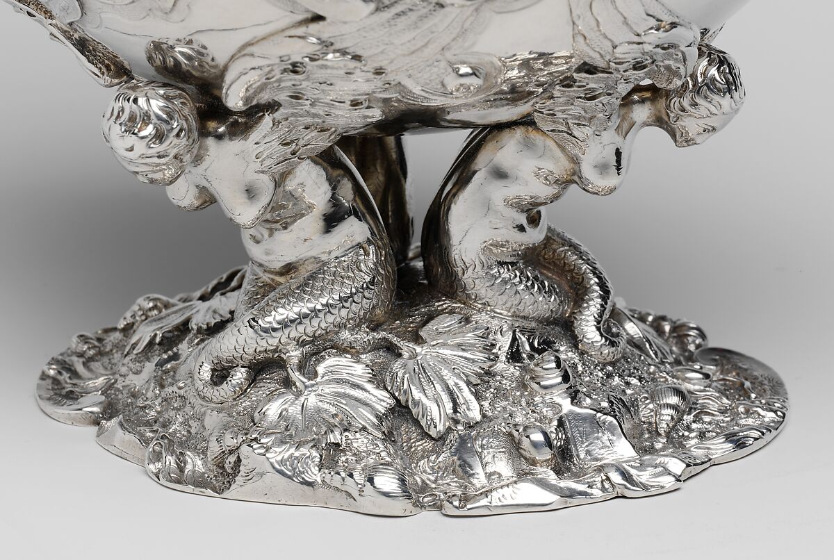 Sauceboat, Charles Frederich Kandler (active 1735, died 1778), Silver, British, London