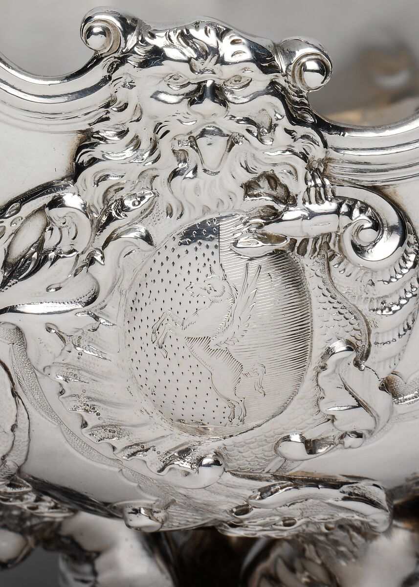 Sauceboat, Charles Frederich Kandler (active 1735, died 1778), Silver, British, London