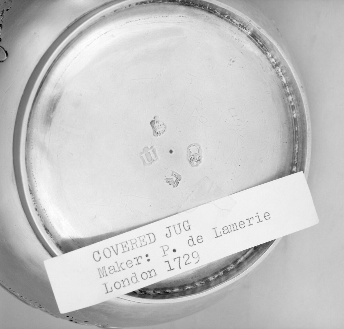 Hot water jug, Paul de Lamerie (British, 1688–1751, active 1712–51), Silver, British, London