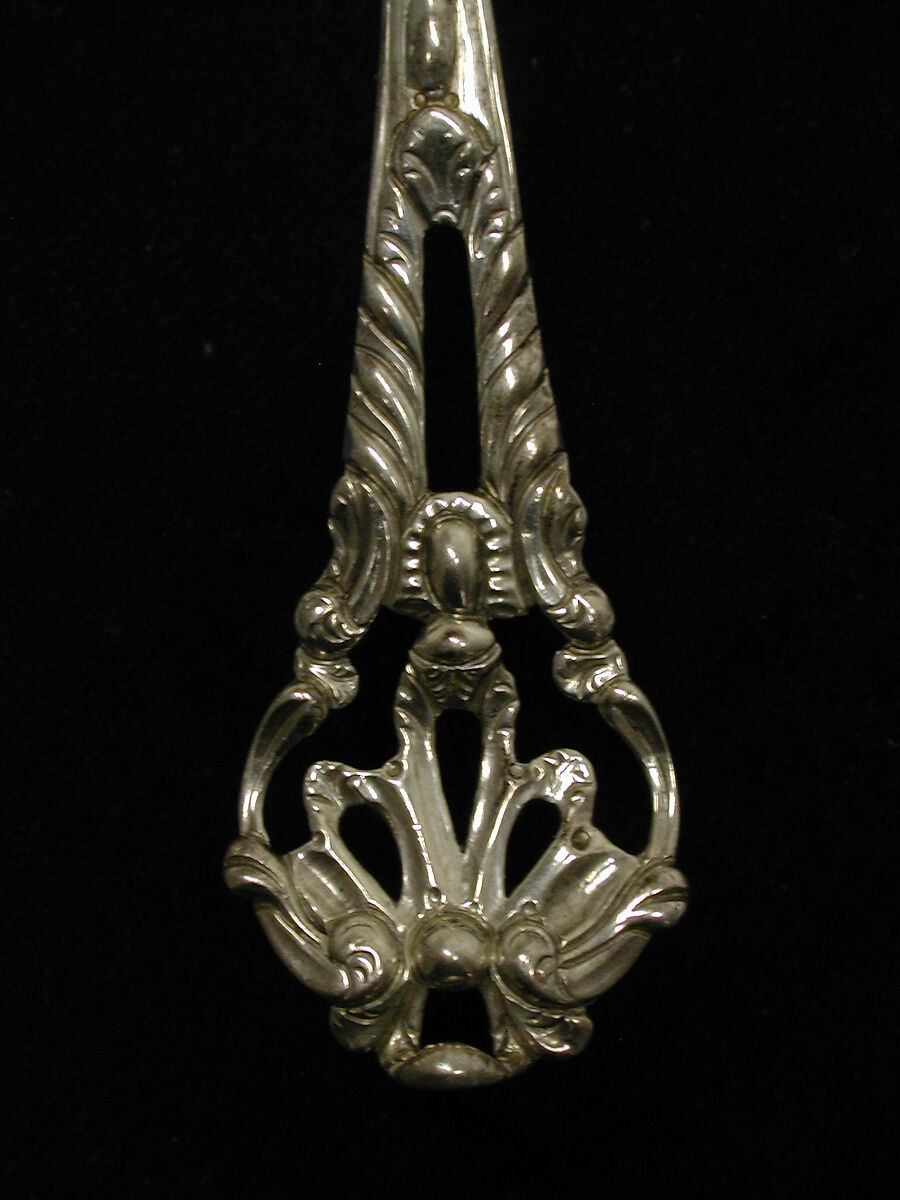 Fish slice, Charles Aldridge (active 1775–93), Silver, British, London