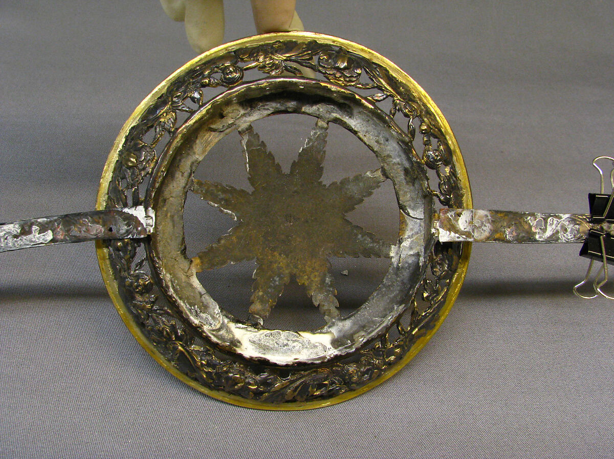 Vase, Silver gilt, pottery, British mount and Korean ceramic