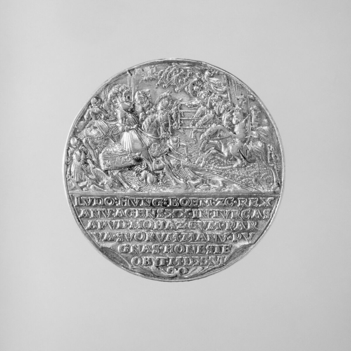 Mary of Austria (born 1505, Queen of Hungary and Bohemia 1522, Governess of the Netherlands 1530–56), Medalist: Christoph Fueszl (died 1561), Silver-gilt, Hungarian, Kremnica