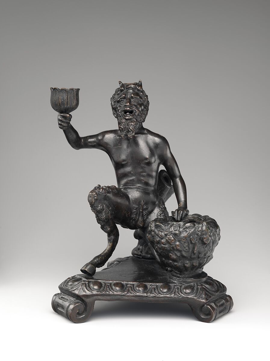 Statuette, Manner of Andrea Briosco, called Riccio (Italian, Trent 1470–1532 Padua), Bronze, Italian, Padua
