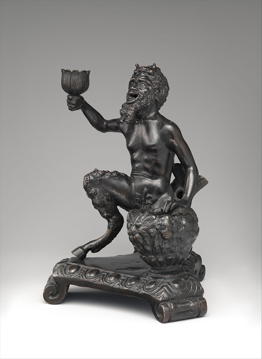 Statuette, Manner of Andrea Briosco, called Riccio (Italian, Trent 1470–1532 Padua), Bronze, Italian, Padua
