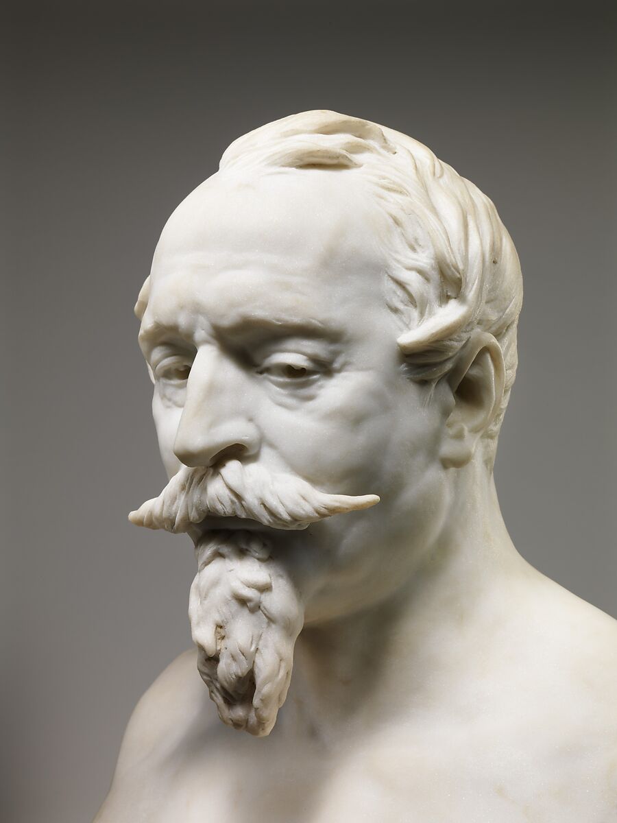 Napoléon III (1808–1873), Emperor of the French, Jean-Baptiste Carpeaux (French, Valenciennes 1827–1875 Courbevoie), Marble, French, Paris