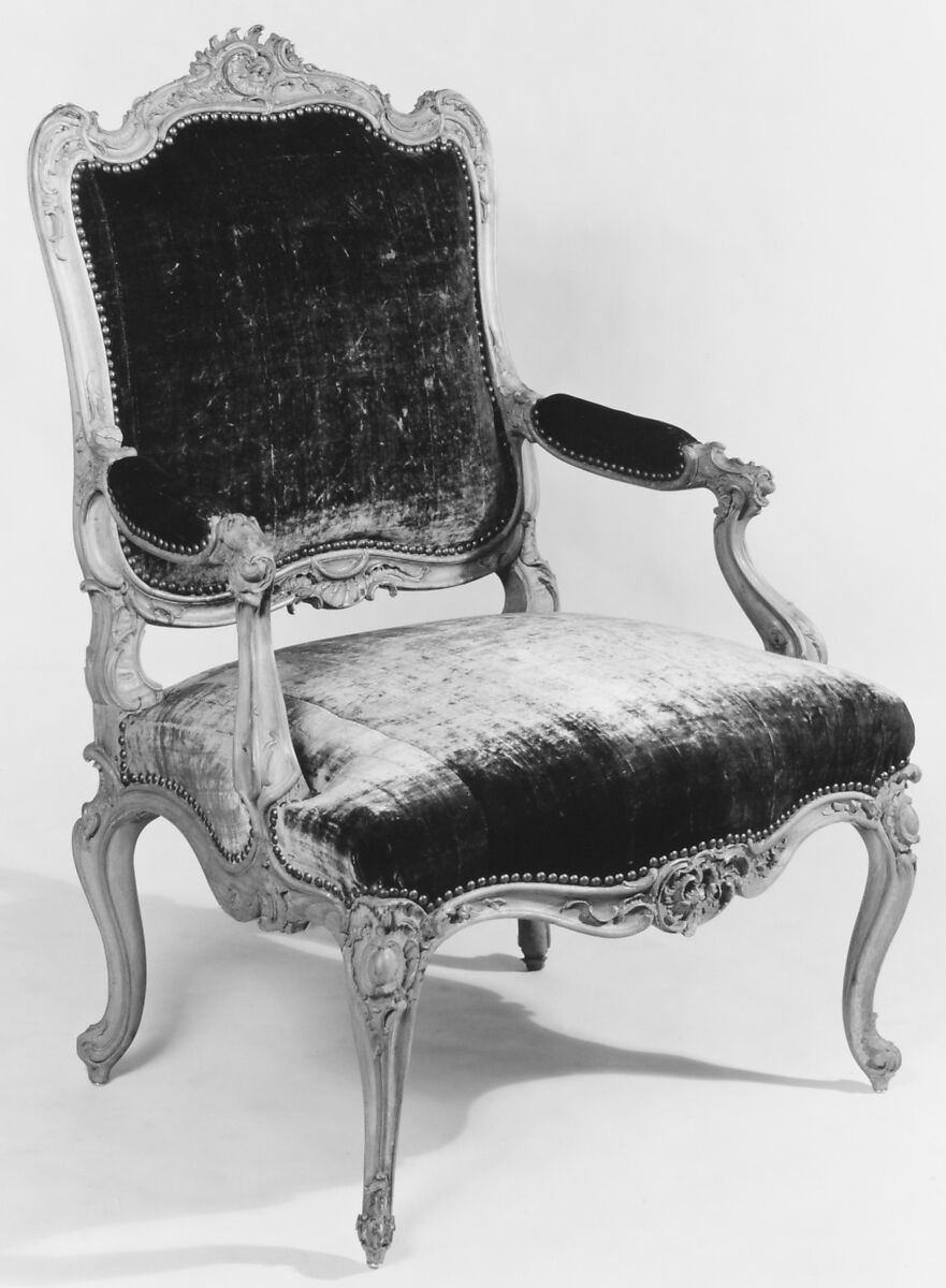 Armchair (one of a pair), Beechwood, German 