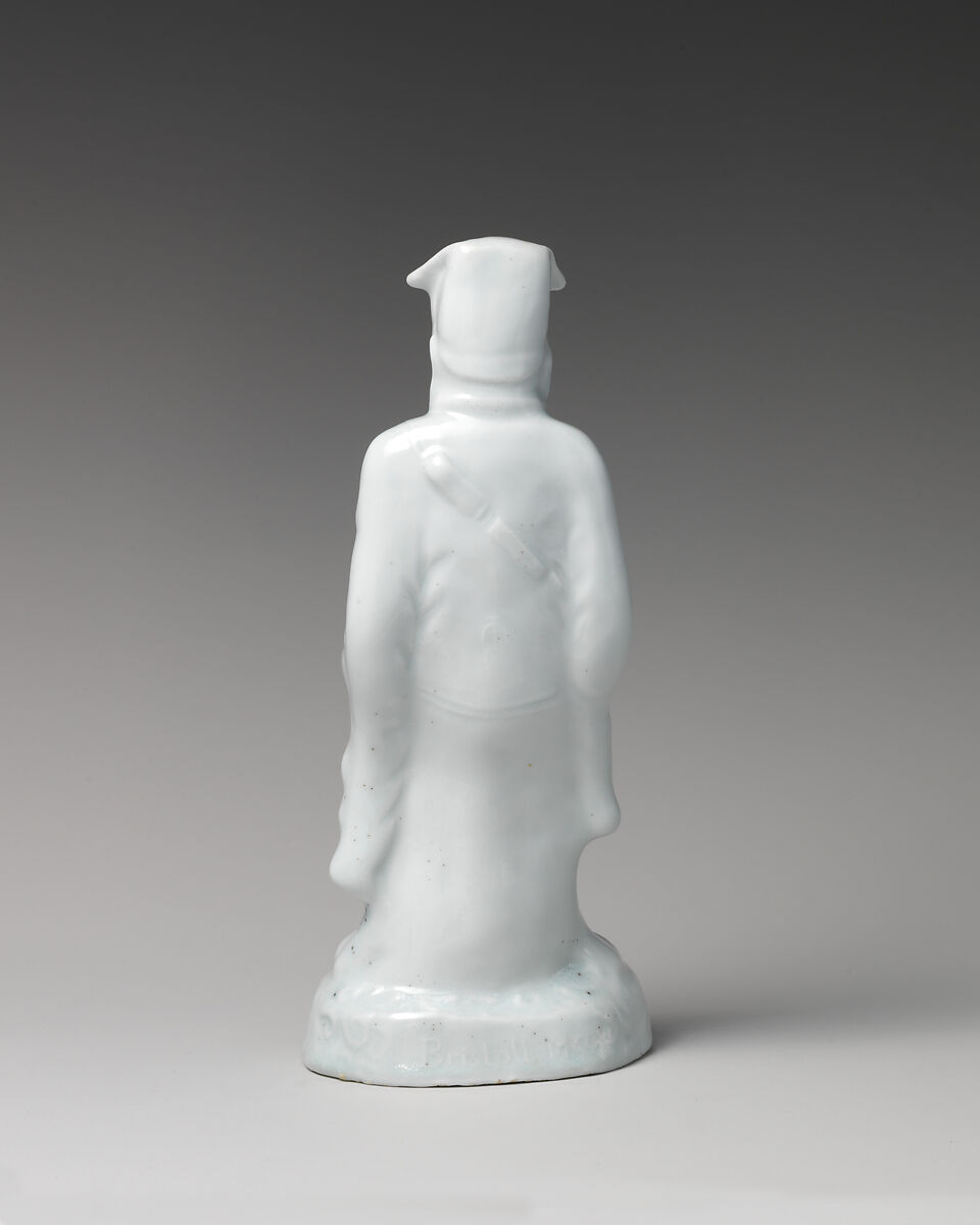 Lu Tung Pin, Bristol (British), Soft-paste porcelain, British, Bristol