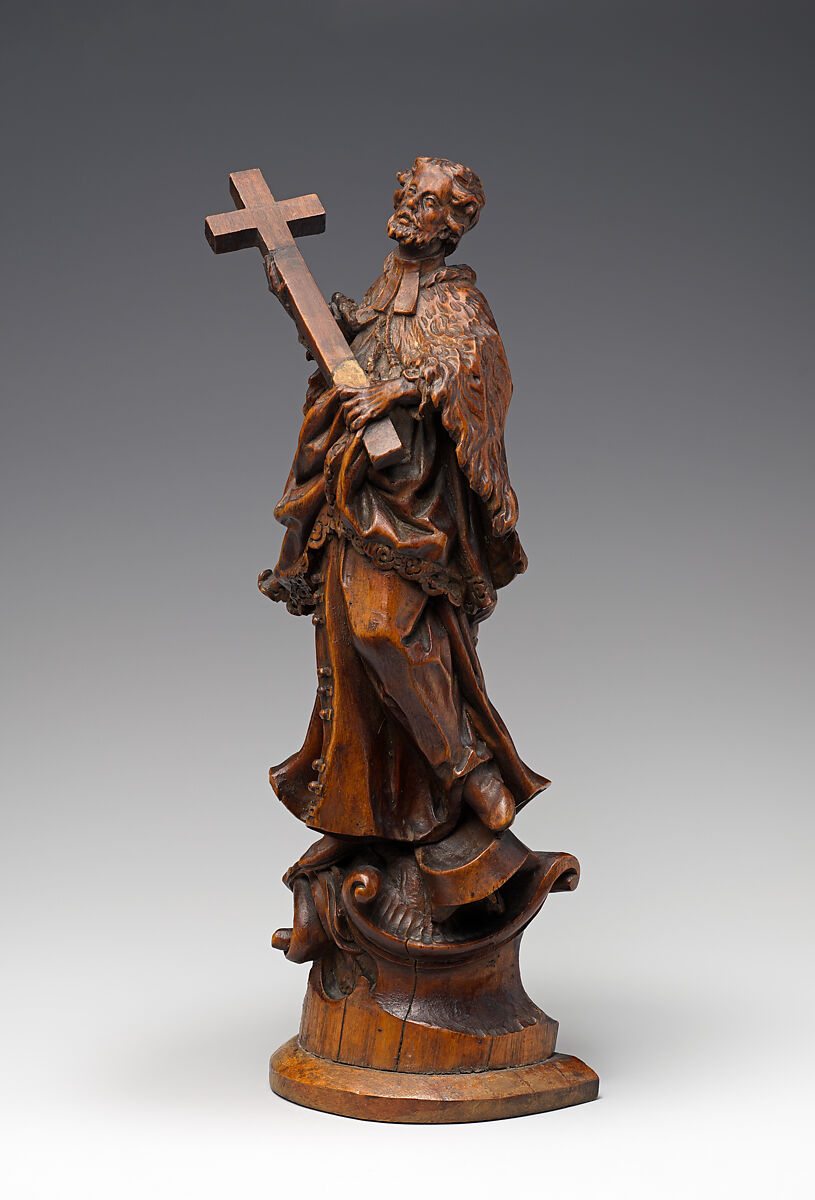 Saint John Nepomuk, Wood, German