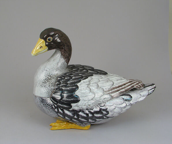 Tureen in the form of a goose (one of a pair)