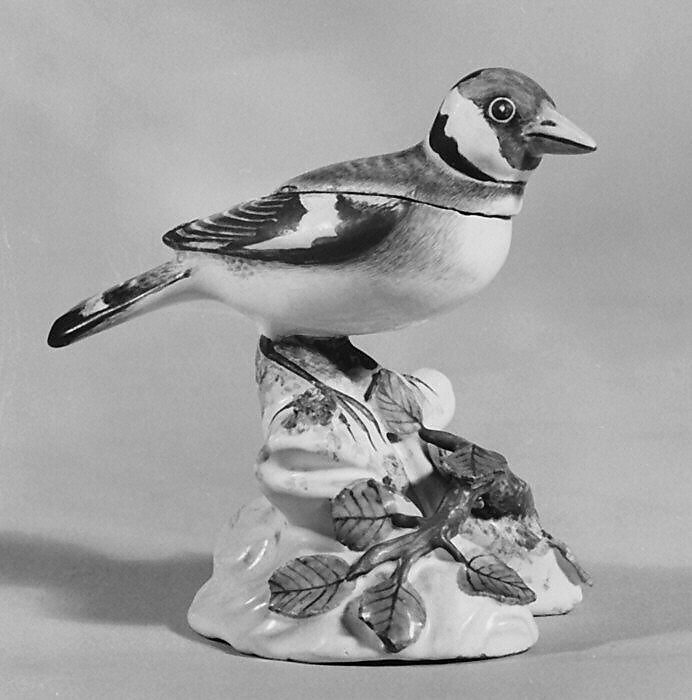 Linnet, Tin-glazed earthenware, German, Höchst 