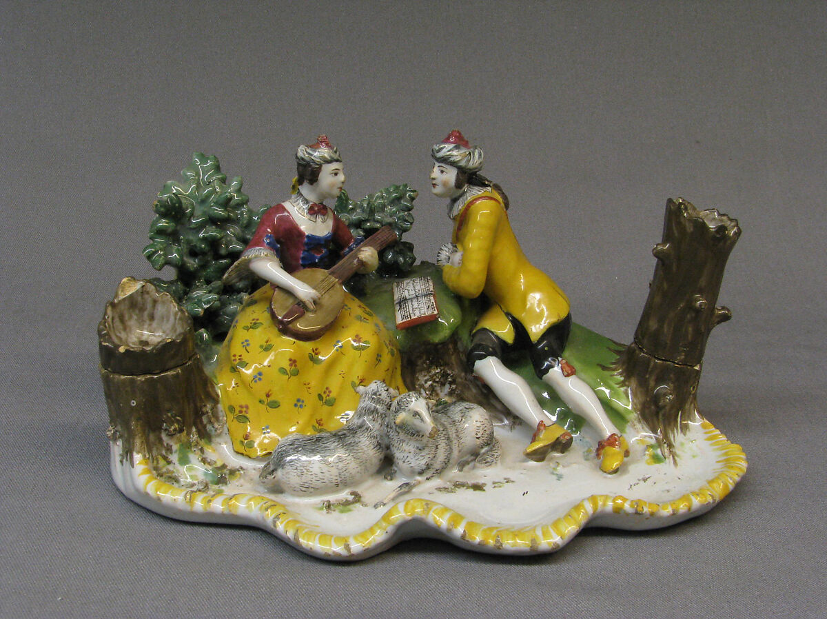 Condiment tray, Tin-glazed earthenware, Germany, Künersberg 