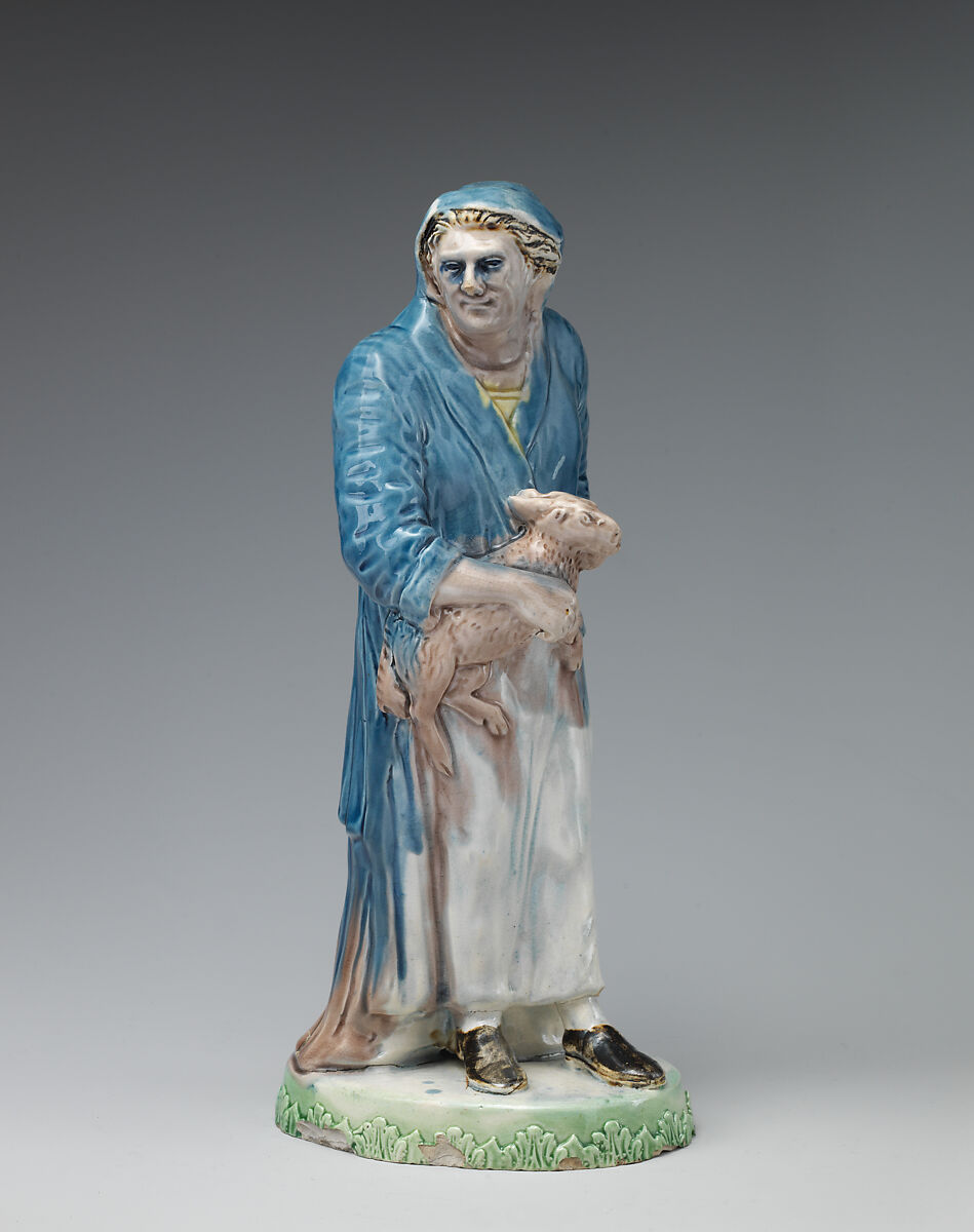 Farmer's wife, Manner of Ralph Wood the Elder (British, Burslem 1715–1772 Burslem), Lead-glazed earthenware, British, Staffordshire 