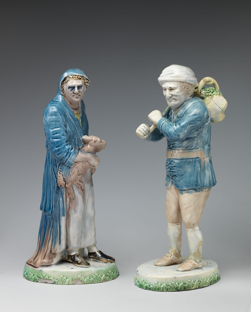 Farmer's wife, Manner of Ralph Wood the Elder (British, Burslem 1715–1772 Burslem), Lead-glazed earthenware, British, Staffordshire