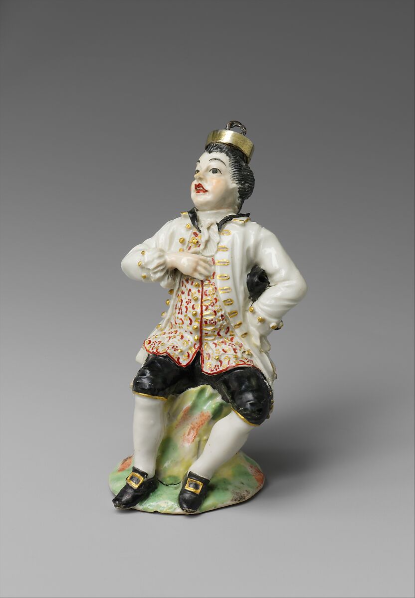 Scent bottle, Kelsterbach Pottery and Porcelain Manufactory (German, 1758–ca. 1823), Hard-paste porcelain, German, Kelsterbach