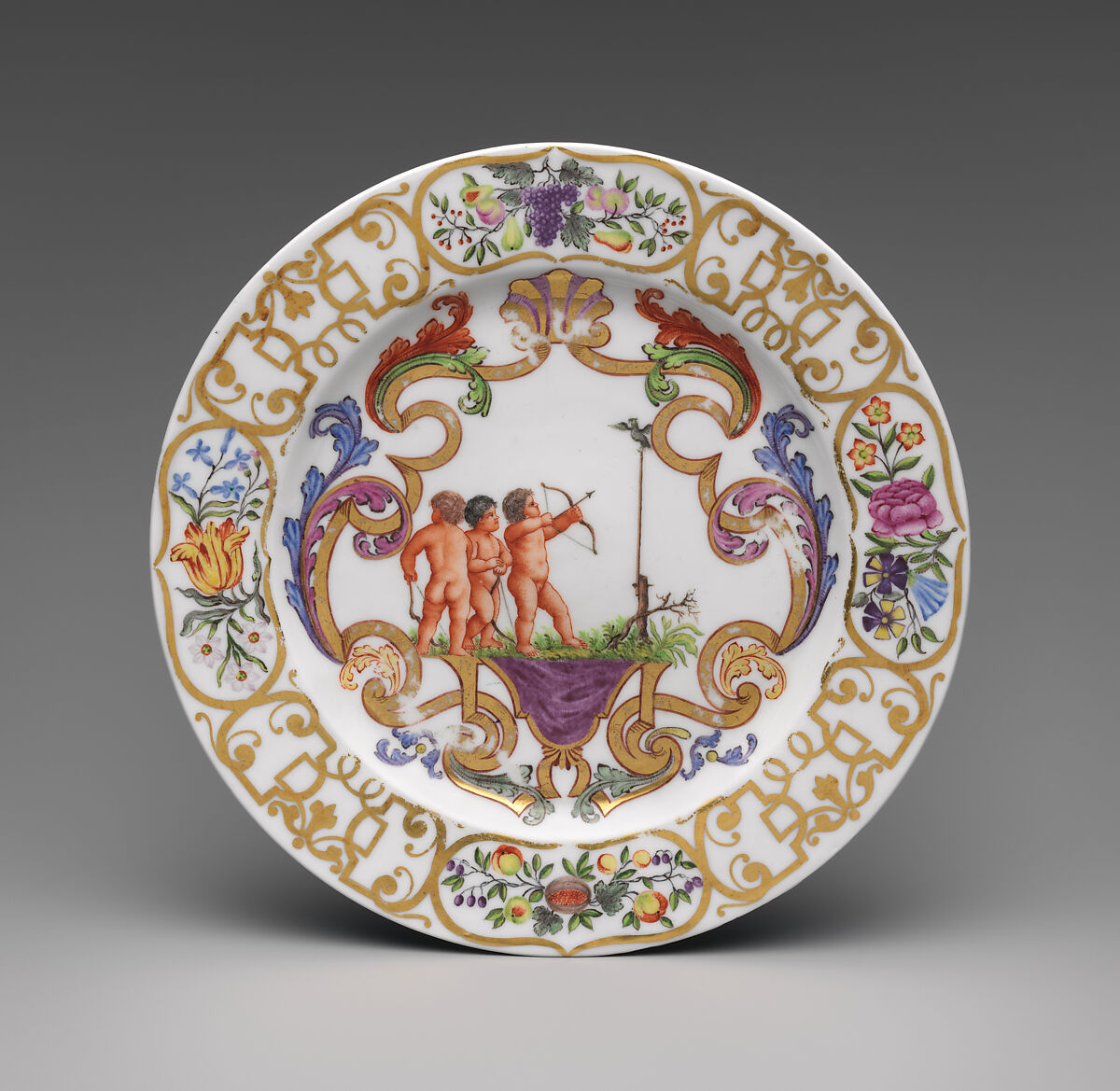 Plate (one of a pair), Meissen Manufactory (German, 1710–present), Hard-paste porcelain, German, Meissen 