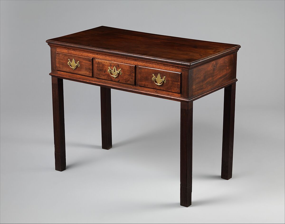 Side table, Mahogany, American 