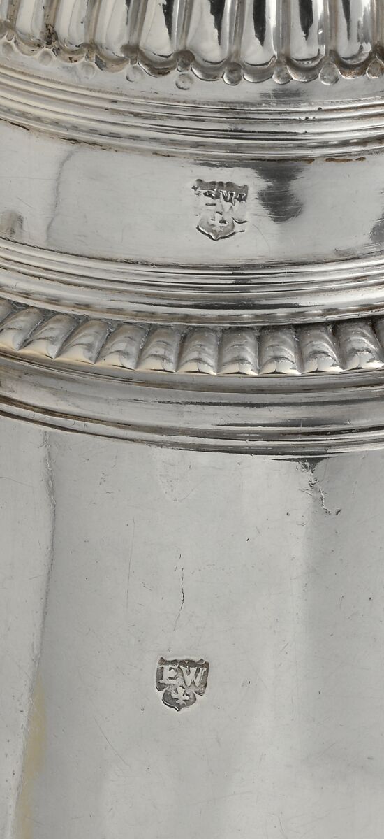 Chocolate Pot, Edward Winslow (1669–1753), Silver, American