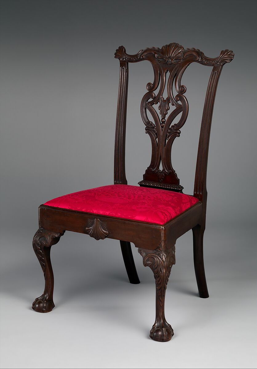 Side chair, Mahogany, American 