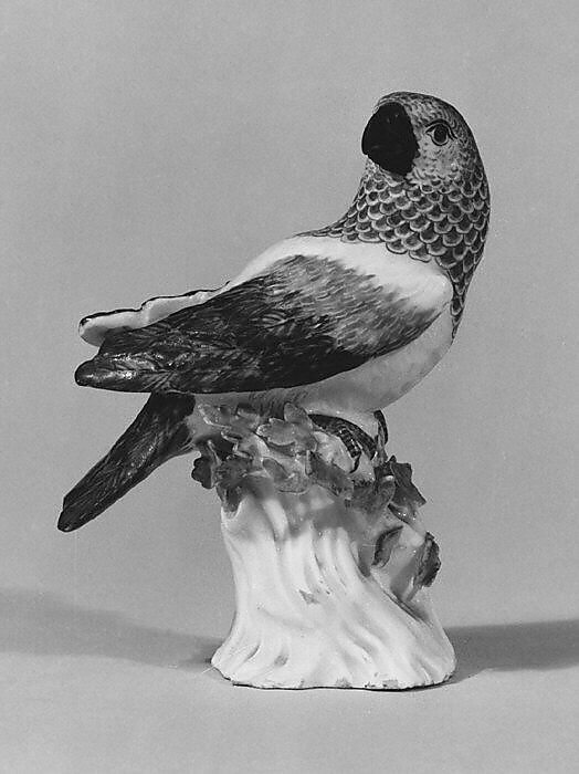 Parrot, Meissen Manufactory (German, 1710–present), Hard-paste porcelain, German, Meissen 