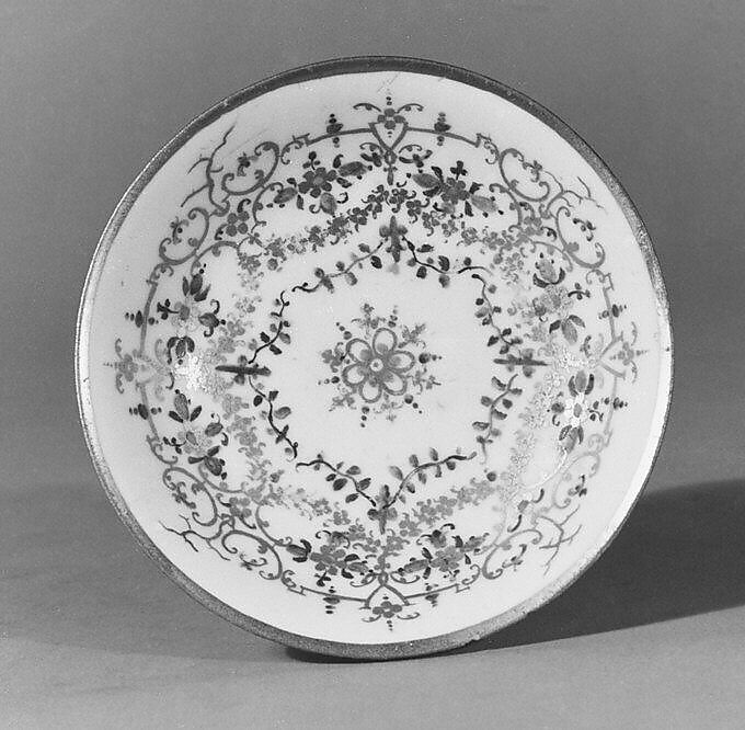 Saucer, Meissen Manufactory (German, 1710–present), Hard-paste porcelain, German, Meissen 