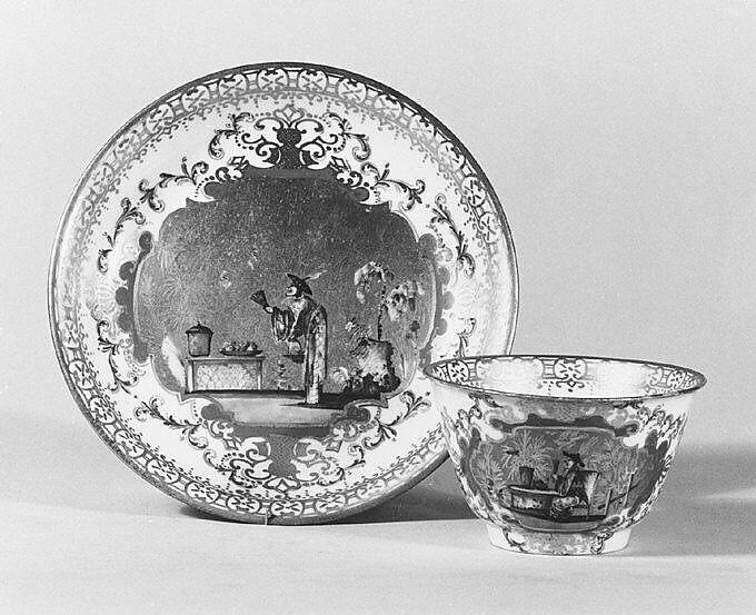 Saucer (part of a service), Meissen Manufactory (German, 1710–present), Hard-paste porcelain, German, Meissen 