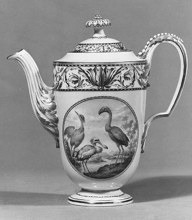 Coffeepot (part of a service), Meissen Manufactory (German, 1710–present), Hard-paste porcelain, German, Meissen 