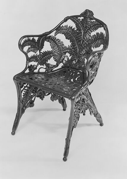 Armchair, Cast iron, American 