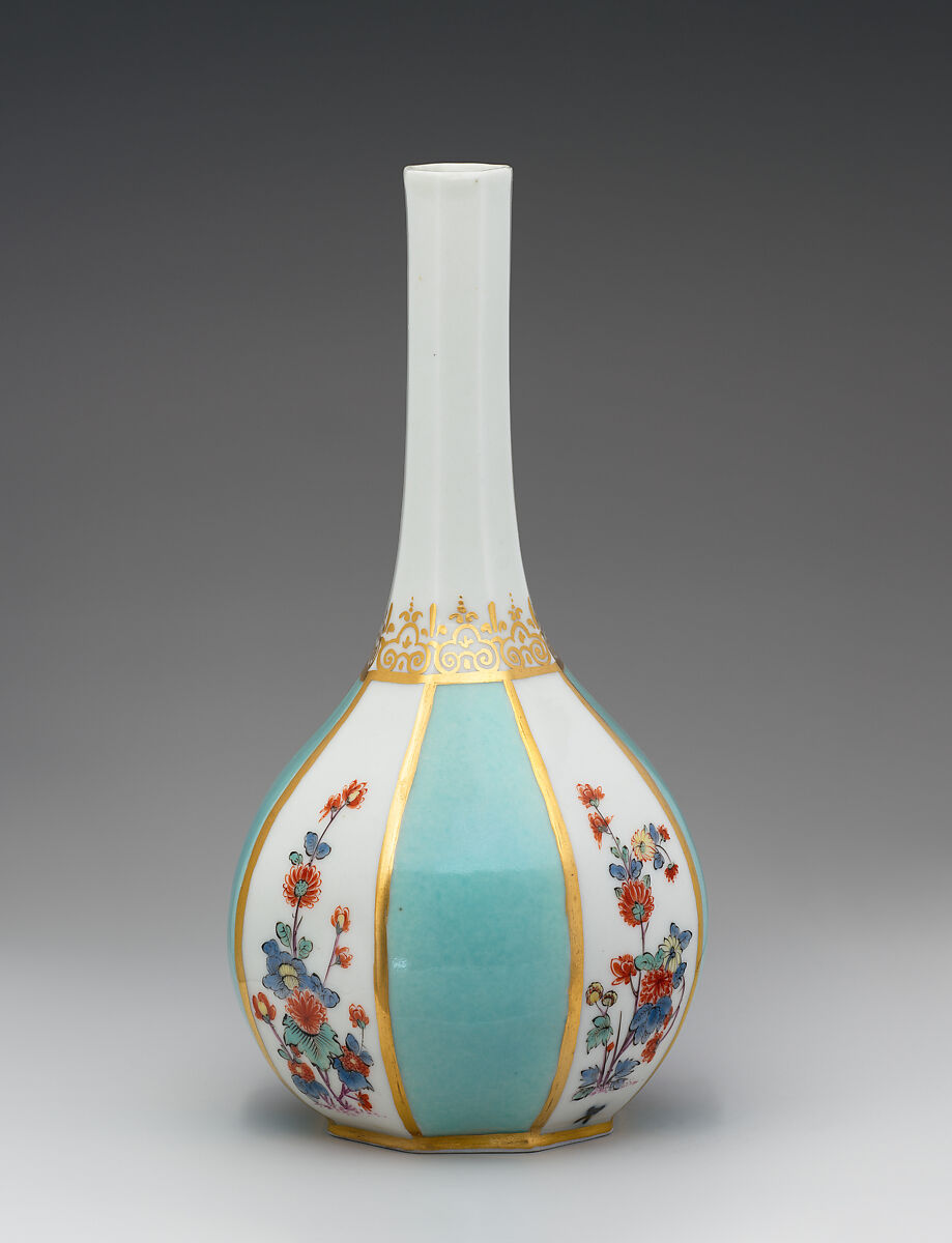Bottle, Meissen Manufactory (German, 1710–present), Hard-paste porcelain, German, Meissen
