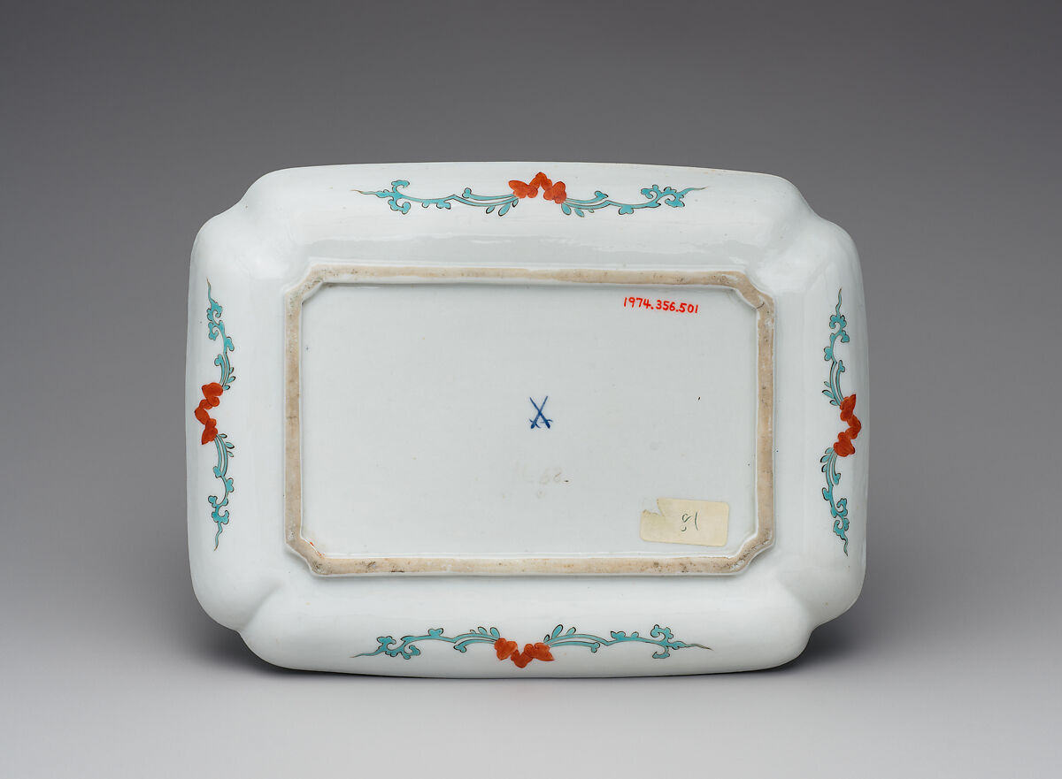 Dish, Meissen Manufactory (German, 1710–present), Hard-paste porcelain, German, Meissen