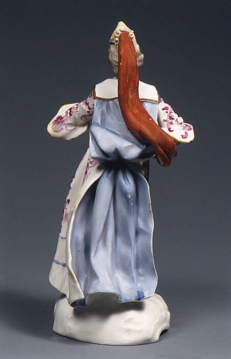 Sultana (one of a pair), Fulda Pottery and Porcelain Manufactory (German, 1764–1789), Hard-paste porcelain, German, Fulda