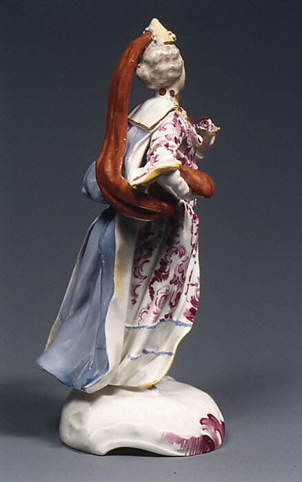 Sultana (one of a pair), Fulda Pottery and Porcelain Manufactory (German, 1764–1789), Hard-paste porcelain, German, Fulda