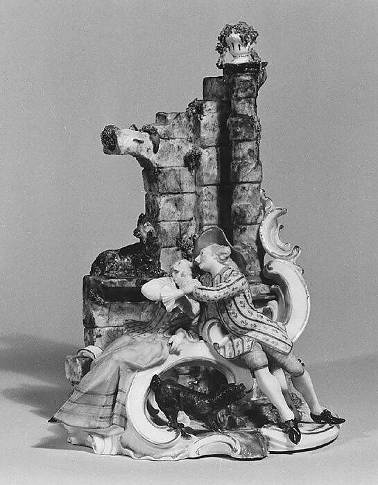 Love amid ruin, Nymphenburg Porcelain Manufactory (German, 1747–present), Hard-paste porcelain, German, Nymphenburg 