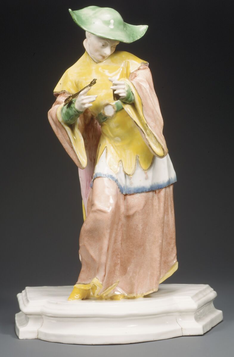 Chinese man, Nymphenburg Porcelain Manufactory (German, 1747–present), Hard-paste porcelain, German, Nymphenburg 