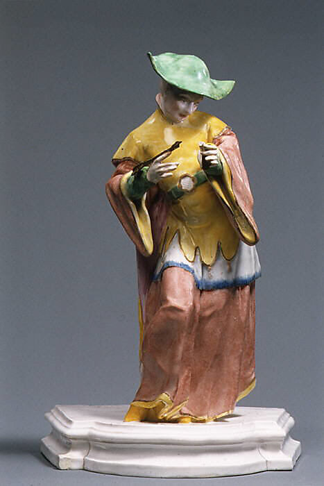 Chinese man, Nymphenburg Porcelain Manufactory (German, 1747–present), Hard-paste porcelain, German, Nymphenburg