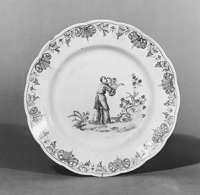 Plate, Vienna, Hard-paste porcelain, Austrian, Vienna 