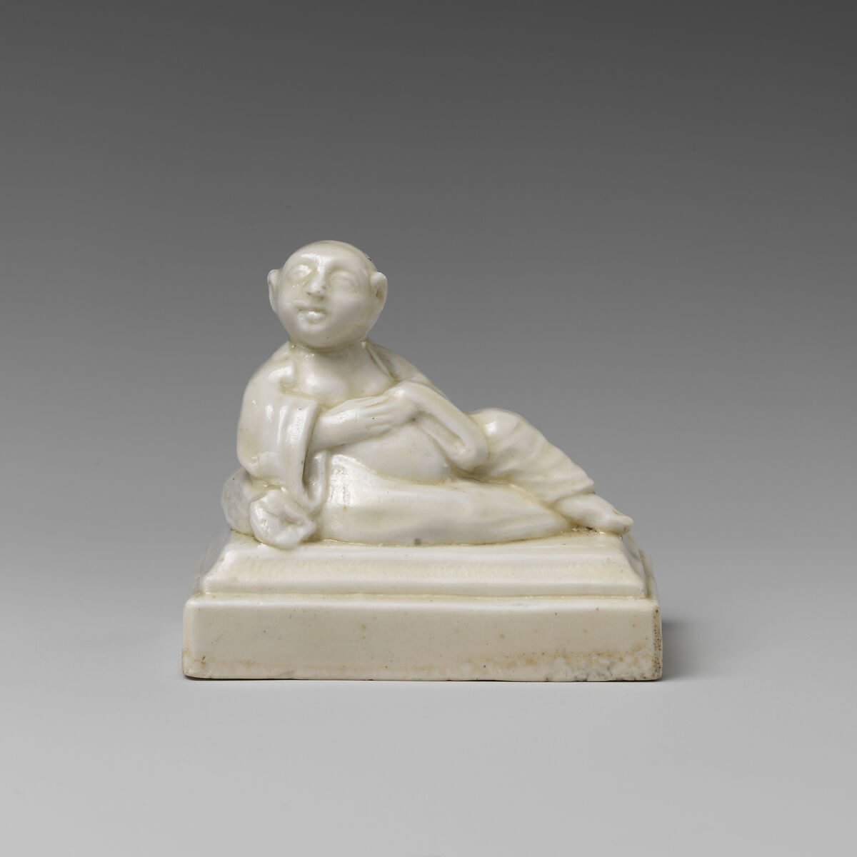 Chinese sage, Soft-paste porcelain, British, Staffordshire 