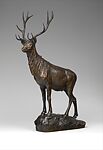 Bull Elk, Eli Harvey  American, Bronze, American