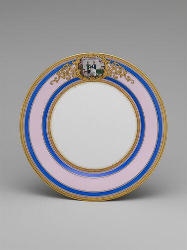 Continental Porcelain Plate, Kentucky