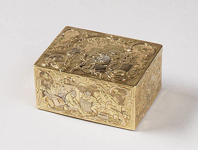 Snuffbox, Gold, French, Paris 