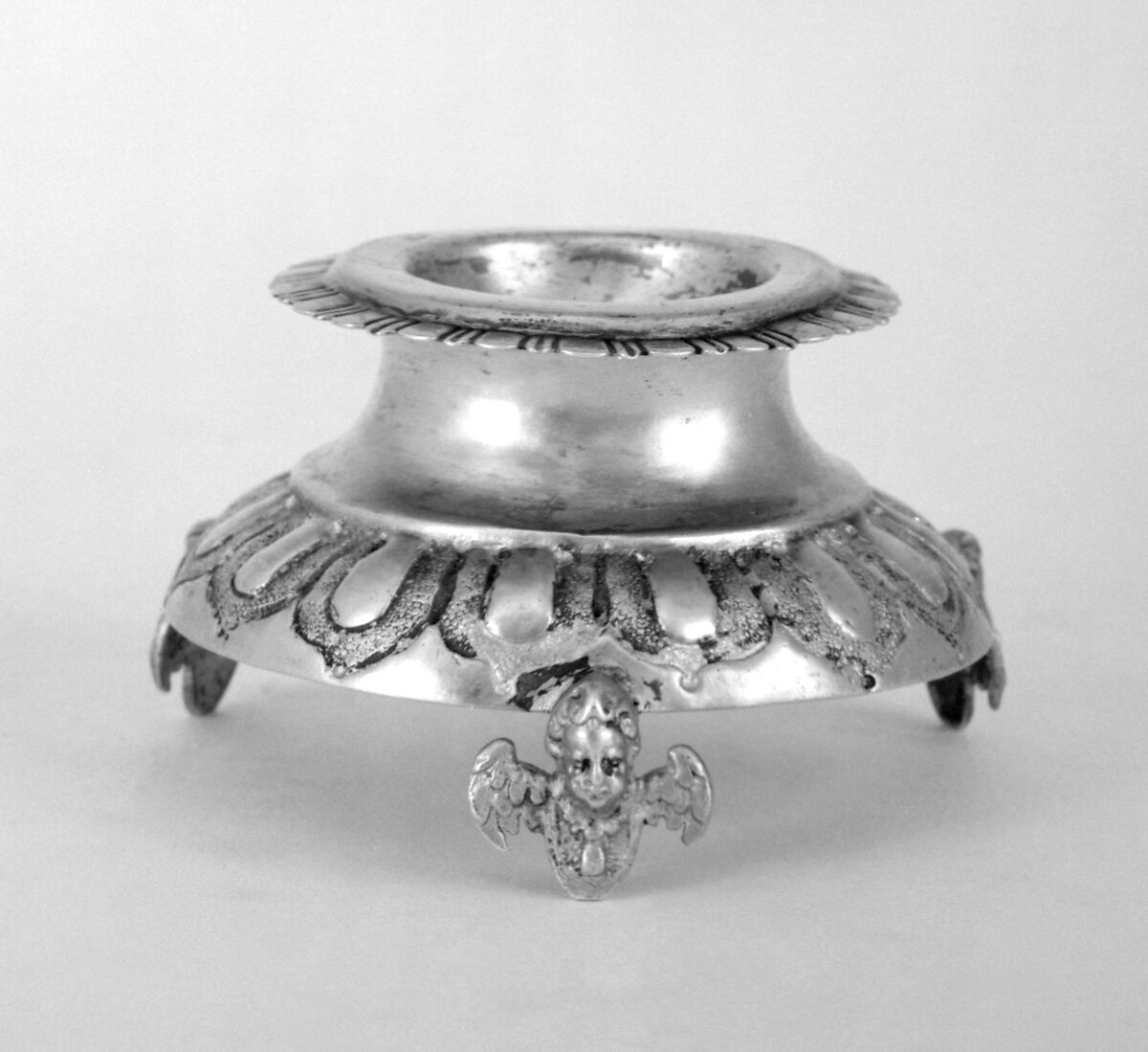 Circular salt, Silver gilt, German, Augsburg 