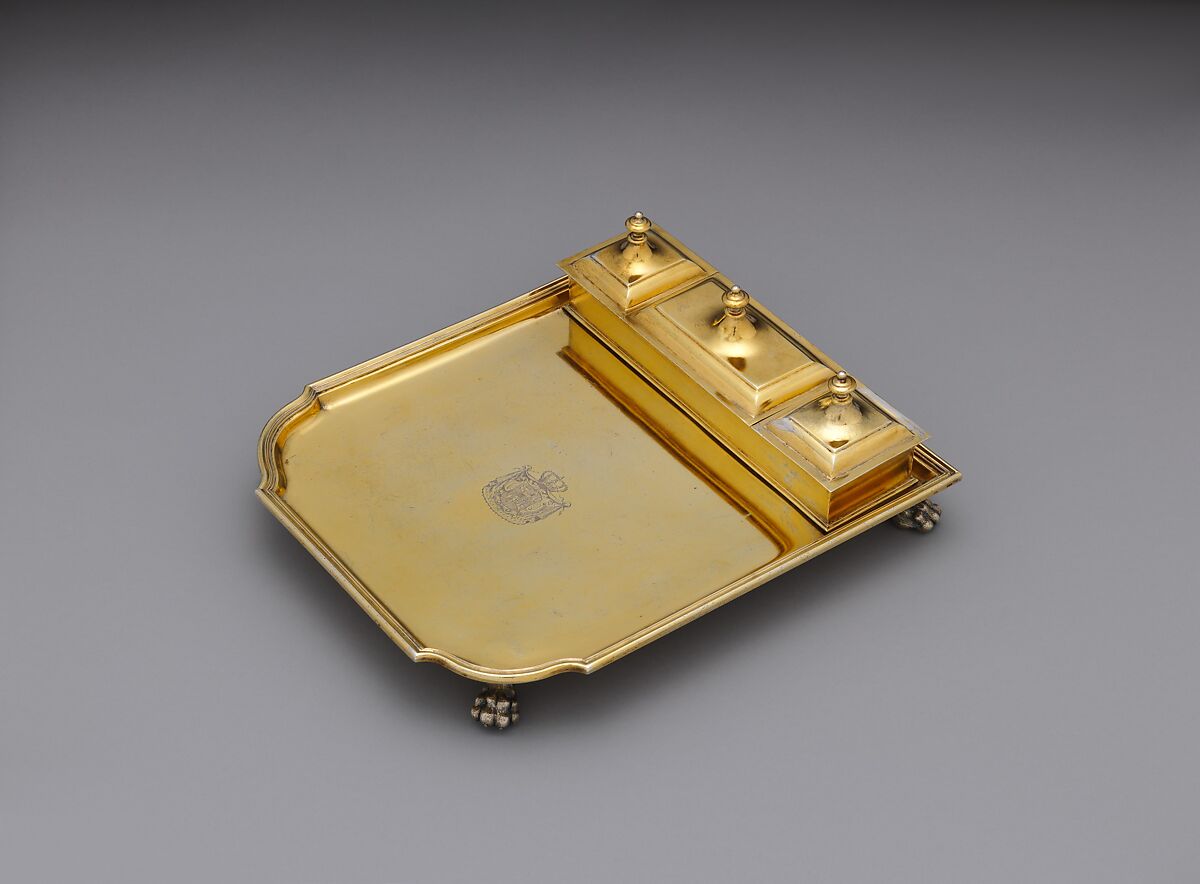 Caddinet, Gottlieb Menzel, Silver gilt, German, Augsburg