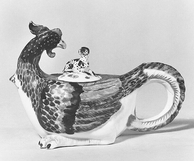 Teapot, Meissen Manufactory (German, 1710–present), Hard-paste porcelain, German, Meissen