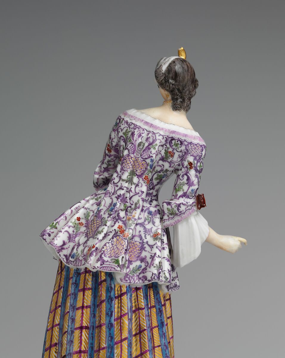 Lucinda, Nymphenburg Porcelain Manufactory (German, 1747–present), Hard-paste porcelain decorated in polychrome enamels, gold, German, Neudeck-Nymphenburg