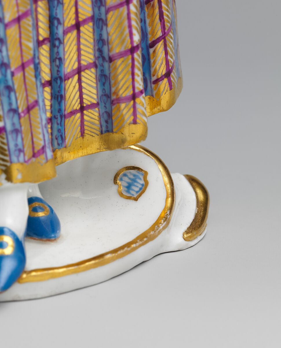Lucinda, Nymphenburg Porcelain Manufactory (German, 1747–present), Hard-paste porcelain decorated in polychrome enamels, gold, German, Neudeck-Nymphenburg