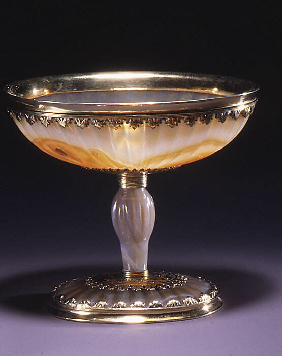 Cup, Agate with silver-gilt mounts, probably Southern German 