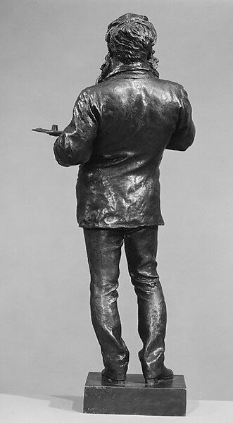 The Painter Meissonier, Vincenzo Gemito (Italian, Naples 1852–1929 Naples), Bronze, Italian, modelled Paris