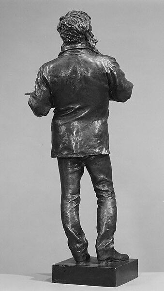 The Painter Meissonier, Vincenzo Gemito (Italian, Naples 1852–1929 Naples), Bronze, Italian, modelled Paris