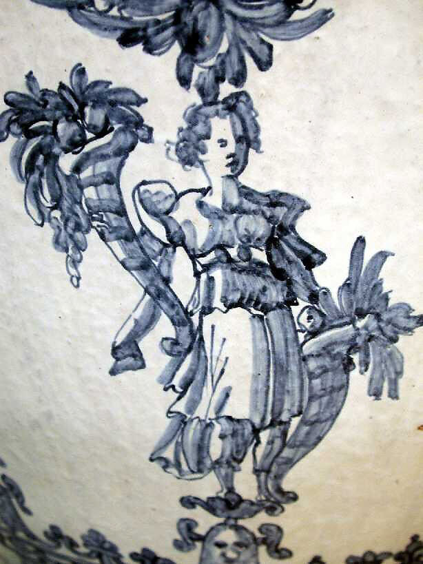 Wine jar (Orcio da vino), workshop of the Marmi family, Maiolica (tin-glazed earthenware), Italian, Montelupo