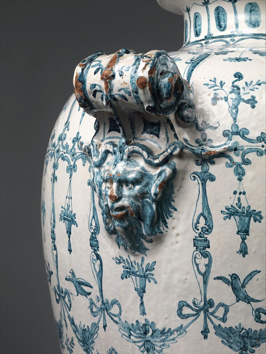 Wine jar (Orcio da vino), workshop of the Marmi family, Maiolica (tin-glazed earthenware), Italian, Montelupo